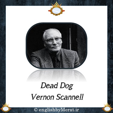 شعر انگلیسی Dead Dog از Vernon Scannell که آقای مرآت متقی خوانده اند و از طریق کالج زبان انگلیسی مرآت ارایه شده است را اینجا ببینید.